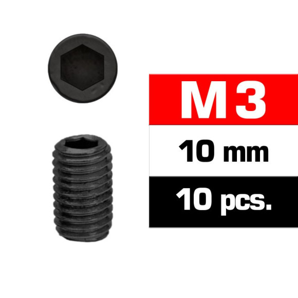 M3X10mm Set Screws (10 Pcs) - ULTIMATE - UR164310