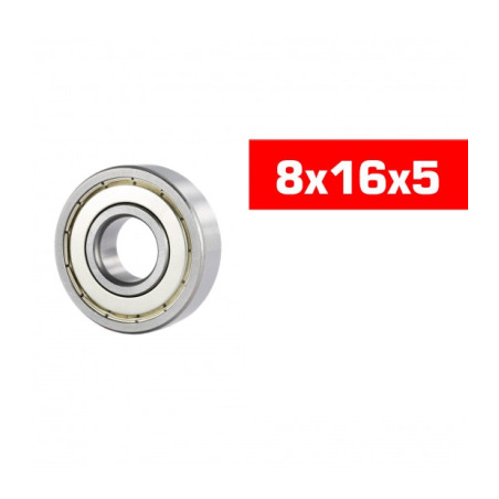 8X16X5mm Select Hs Metal Shielded  Bearing Set (10) -ULTIMATE -UR7802