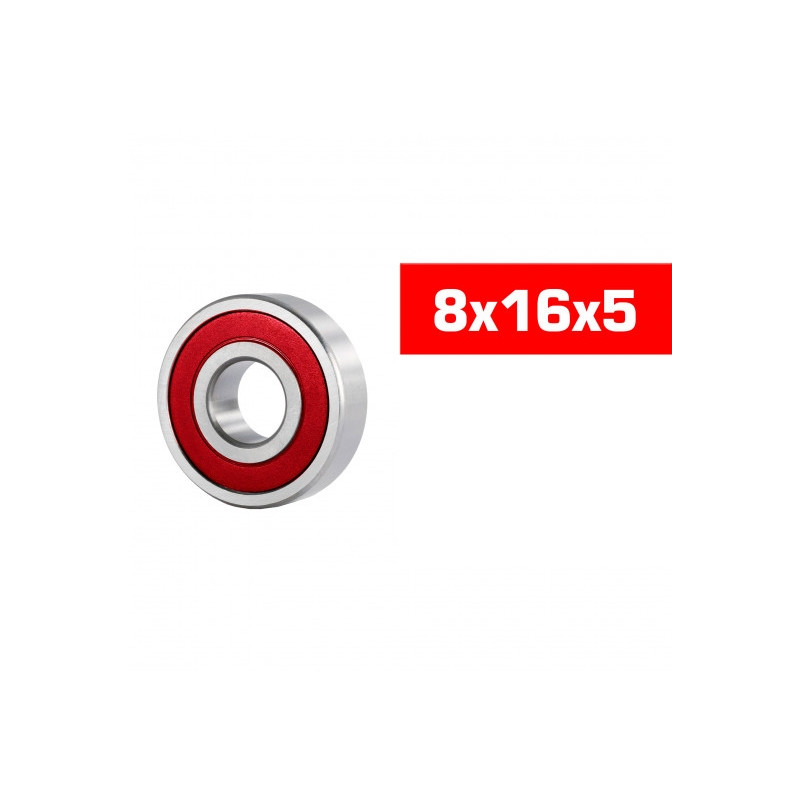 8X16X5mm Select Hs Rubber Sealed Bearing Set (10) - ULTIMATE - UR7806