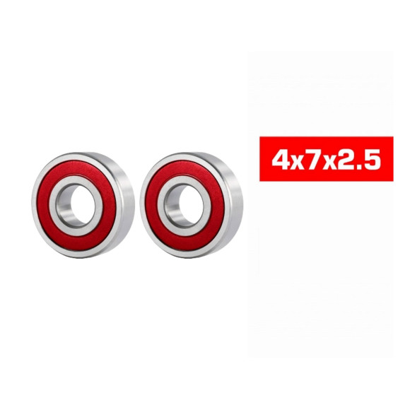 Roulements étanches HS 4x7x2.5 (2pcs) - ULTIMATE - UR7857-2
