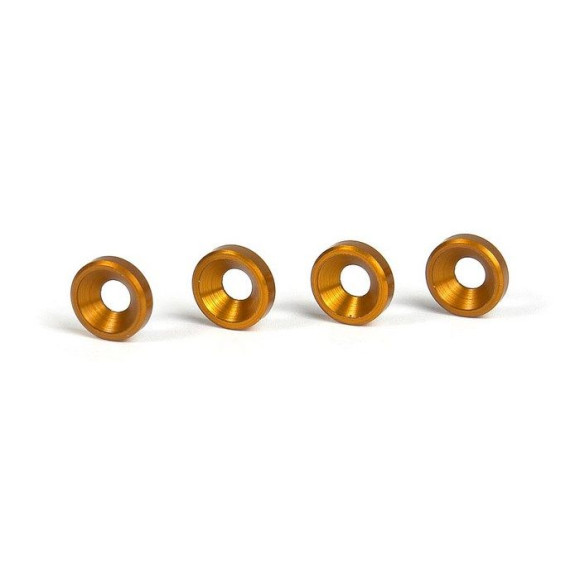 ALU COUNTERSUNK SHIM - ORANGE (4) - 301159-O - XRAY