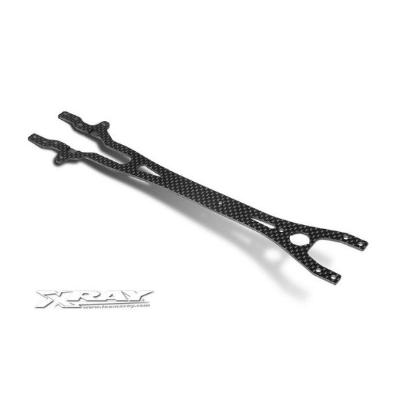 T3 RUBBER-SPEC UPPER DECK 2.0MM GRAPHITE - 301190 - XRAY