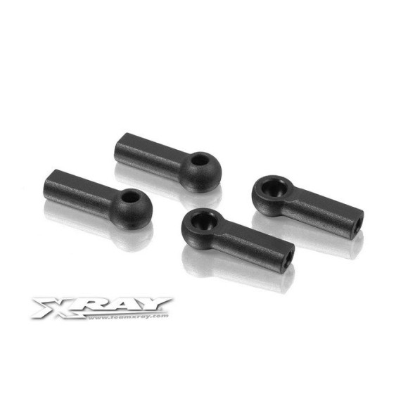 Composite Ball Joint 4.9mm - Closed With Hole (4) - XRAY - 302665