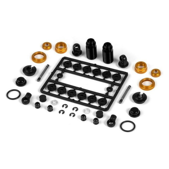 XRAY ALU SHOCK ABSORBER-SET - ORANGE (2) - 308306-O - XRAY