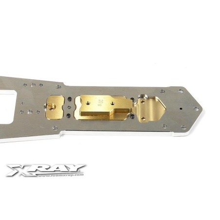 BRASS CHASSIS WEIGHT FRONT 20g - 341184 - XRAY