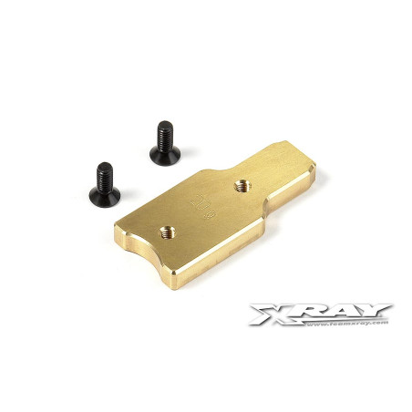 BRASS CHASSIS WEIGHT FRONT 20g - 341184 - XRAY