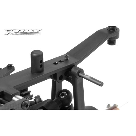 ALU REAR BODY HOLDER ARM PIN - HARD COATED (2) - 347331 - XRAY